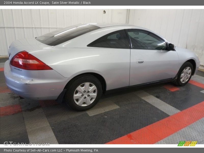 Satin Silver Metallic / Black 2004 Honda Accord LX Coupe