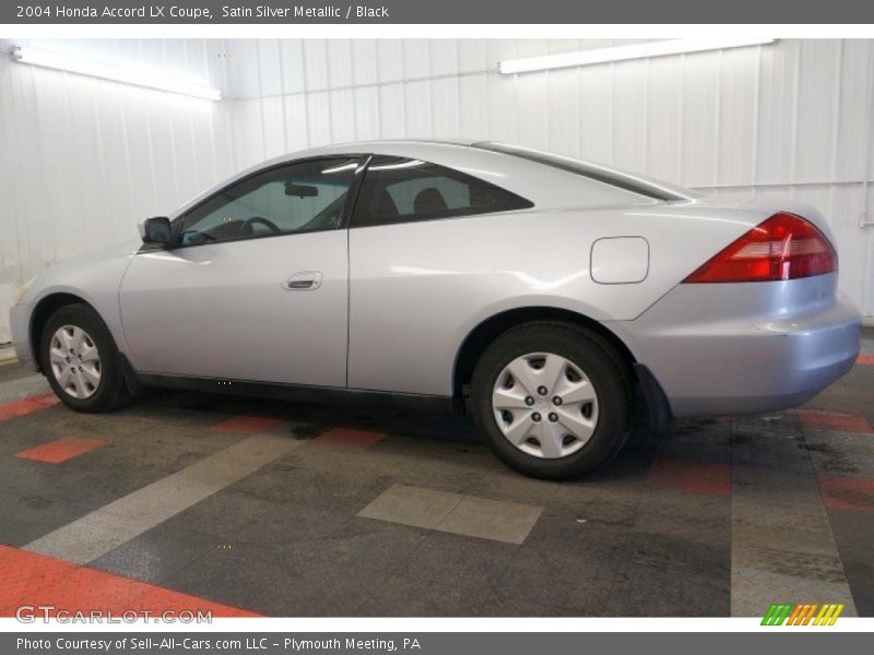 Satin Silver Metallic / Black 2004 Honda Accord LX Coupe