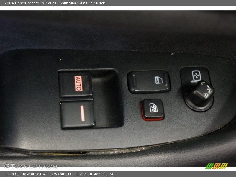 Satin Silver Metallic / Black 2004 Honda Accord LX Coupe