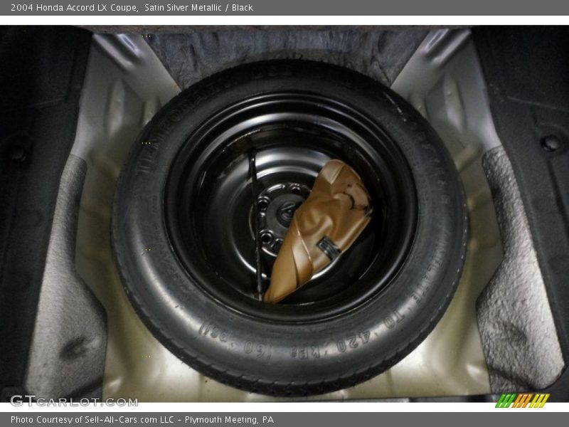 Satin Silver Metallic / Black 2004 Honda Accord LX Coupe
