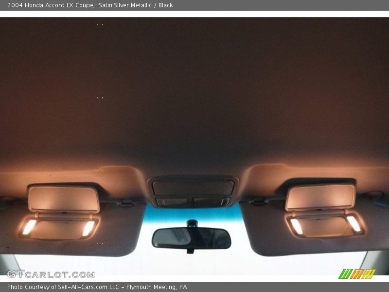 Satin Silver Metallic / Black 2004 Honda Accord LX Coupe