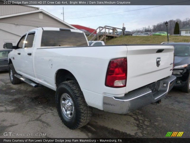 Bright White / Dark Slate/Medium Graystone 2012 Dodge Ram 2500 HD ST Crew Cab 4x4