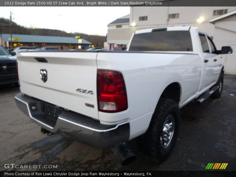 Bright White / Dark Slate/Medium Graystone 2012 Dodge Ram 2500 HD ST Crew Cab 4x4