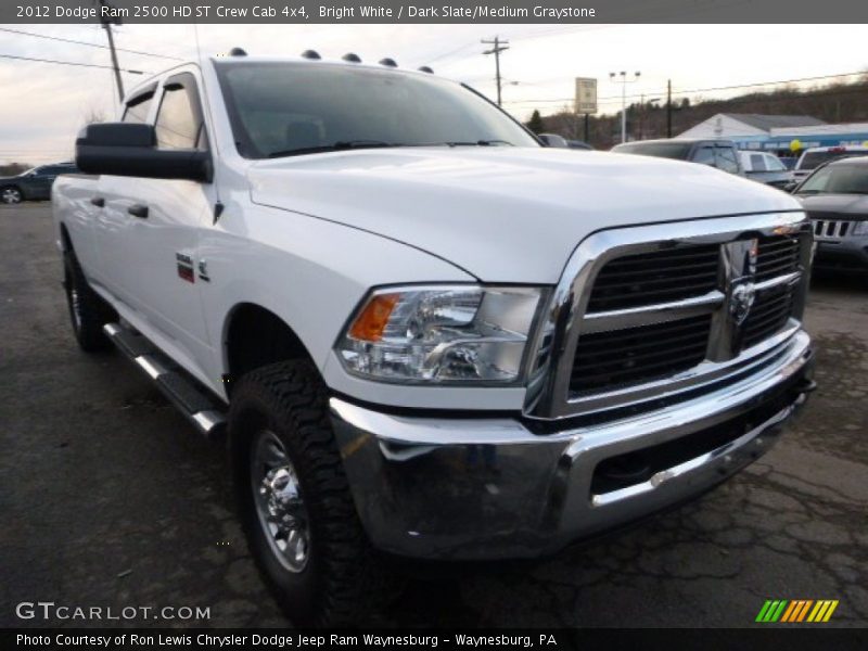 Bright White / Dark Slate/Medium Graystone 2012 Dodge Ram 2500 HD ST Crew Cab 4x4