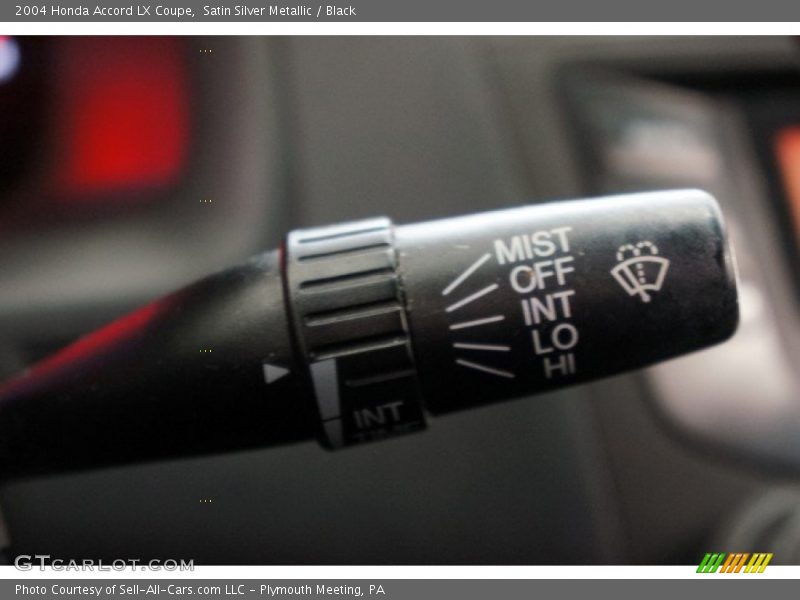 Satin Silver Metallic / Black 2004 Honda Accord LX Coupe