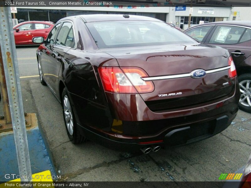 Cinnamon Metallic / Charcoal Black 2012 Ford Taurus SEL