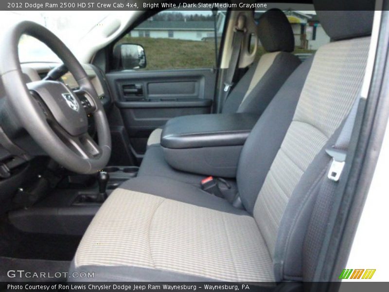 Front Seat of 2012 Ram 2500 HD ST Crew Cab 4x4