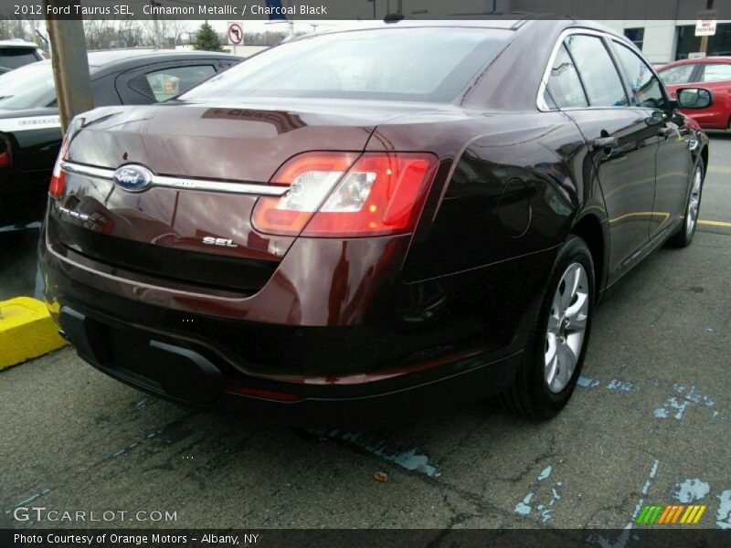 Cinnamon Metallic / Charcoal Black 2012 Ford Taurus SEL