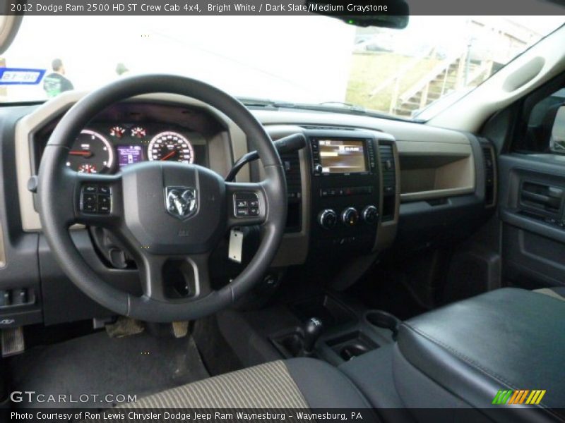 Bright White / Dark Slate/Medium Graystone 2012 Dodge Ram 2500 HD ST Crew Cab 4x4