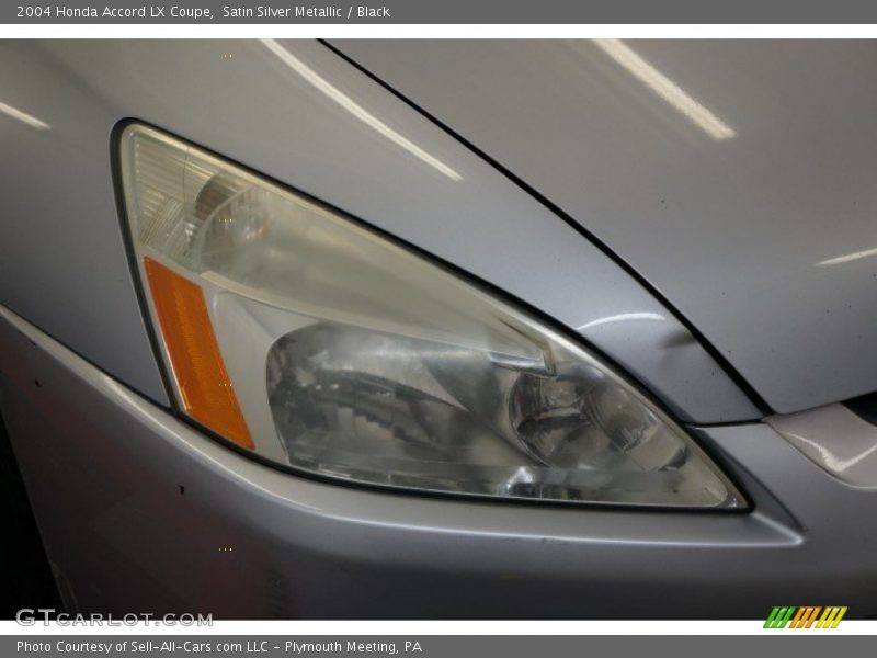 Satin Silver Metallic / Black 2004 Honda Accord LX Coupe