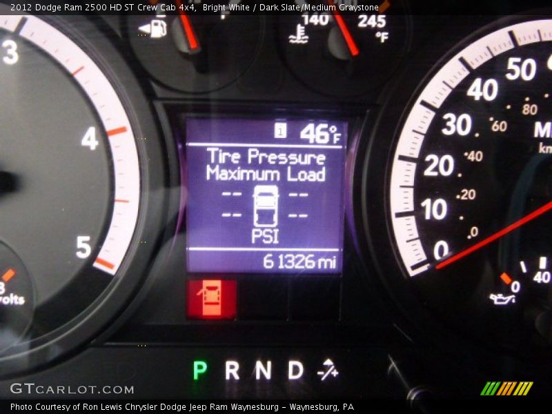 Bright White / Dark Slate/Medium Graystone 2012 Dodge Ram 2500 HD ST Crew Cab 4x4