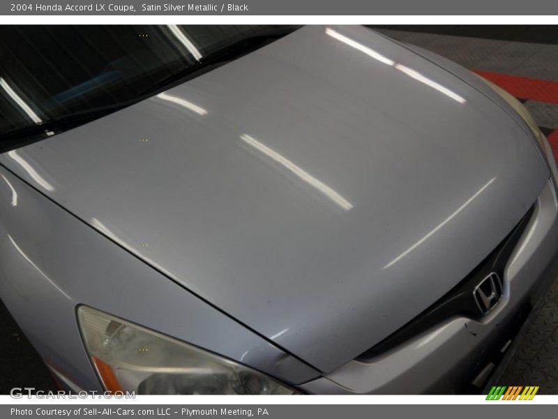 Satin Silver Metallic / Black 2004 Honda Accord LX Coupe