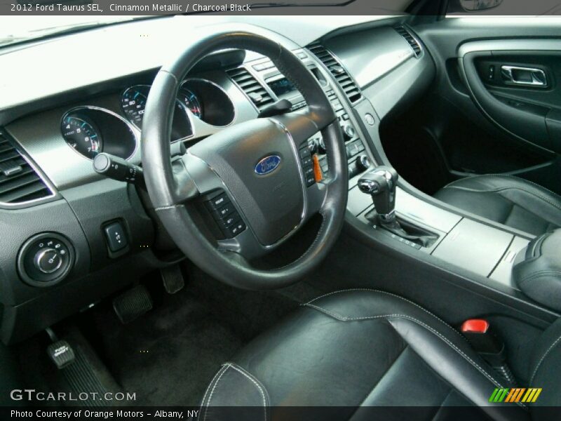 Cinnamon Metallic / Charcoal Black 2012 Ford Taurus SEL