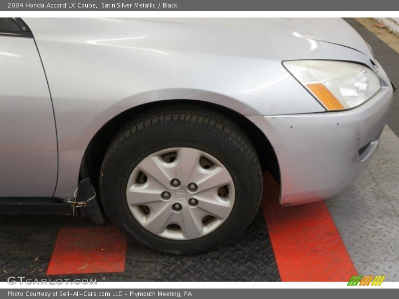 Satin Silver Metallic / Black 2004 Honda Accord LX Coupe