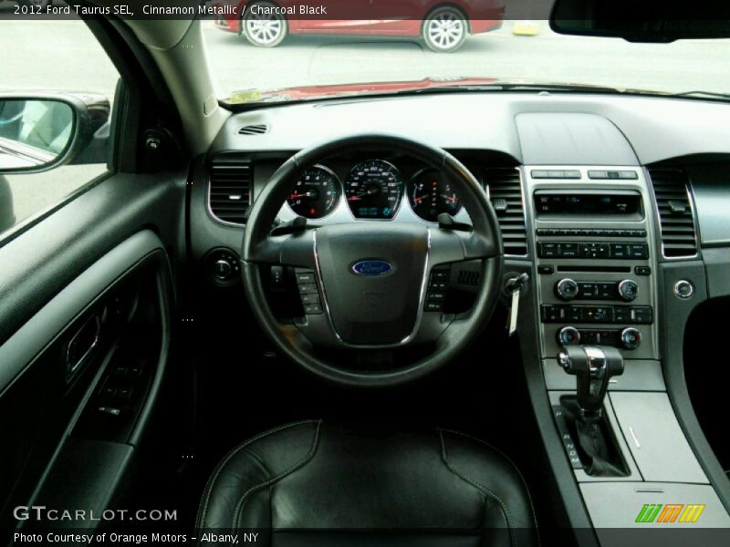 Cinnamon Metallic / Charcoal Black 2012 Ford Taurus SEL