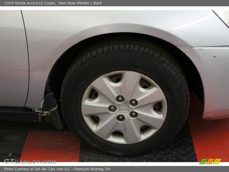 Satin Silver Metallic / Black 2004 Honda Accord LX Coupe