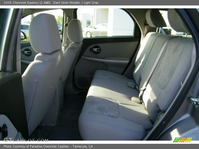 Dark Silver Metallic / Light Gray 2005 Chevrolet Equinox LS AWD