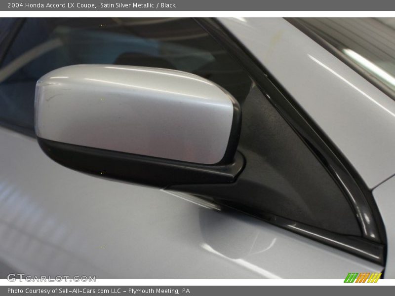 Satin Silver Metallic / Black 2004 Honda Accord LX Coupe