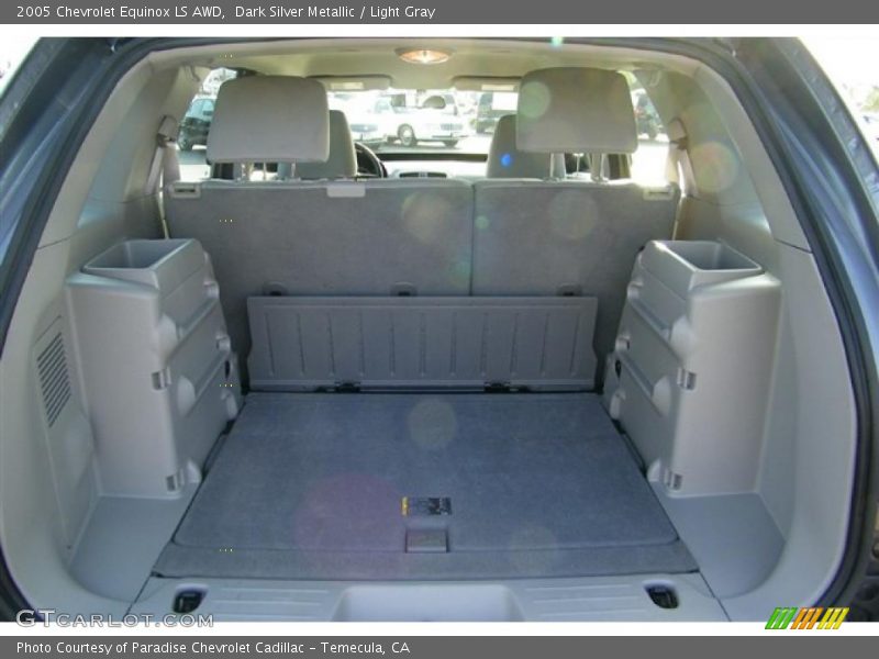 Dark Silver Metallic / Light Gray 2005 Chevrolet Equinox LS AWD