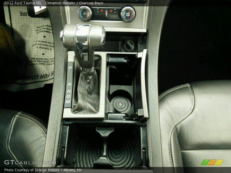 Cinnamon Metallic / Charcoal Black 2012 Ford Taurus SEL