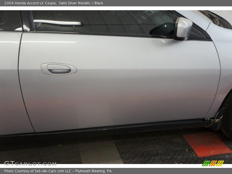 Satin Silver Metallic / Black 2004 Honda Accord LX Coupe