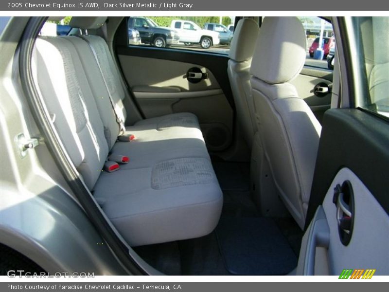 Dark Silver Metallic / Light Gray 2005 Chevrolet Equinox LS AWD