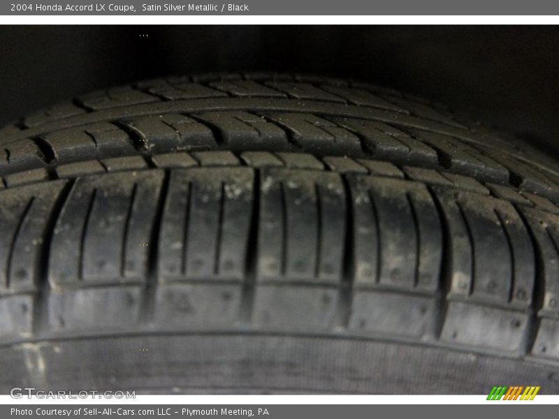 Satin Silver Metallic / Black 2004 Honda Accord LX Coupe