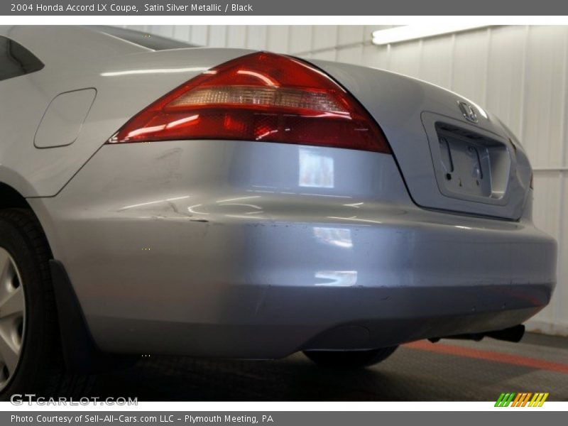 Satin Silver Metallic / Black 2004 Honda Accord LX Coupe