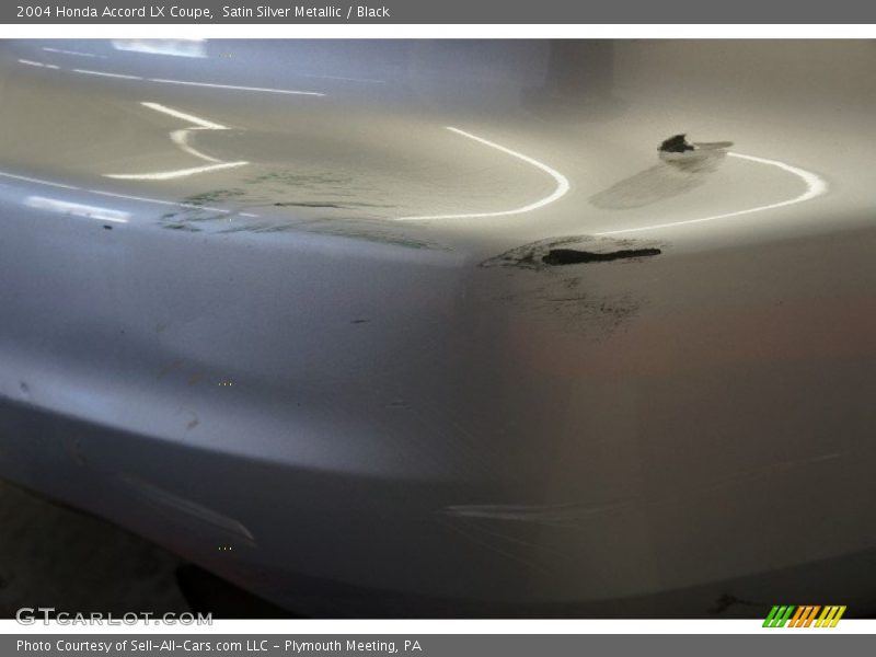 Satin Silver Metallic / Black 2004 Honda Accord LX Coupe