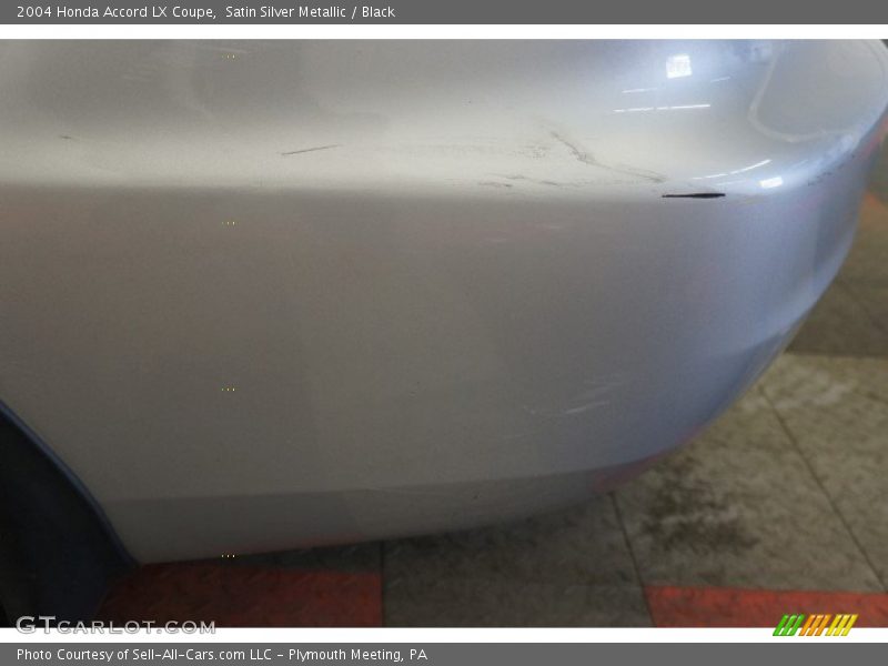 Satin Silver Metallic / Black 2004 Honda Accord LX Coupe