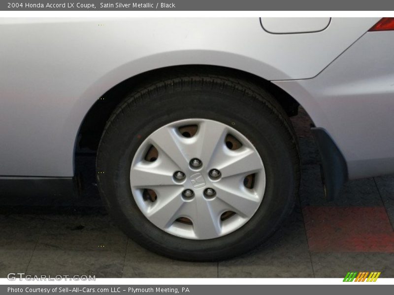 Satin Silver Metallic / Black 2004 Honda Accord LX Coupe