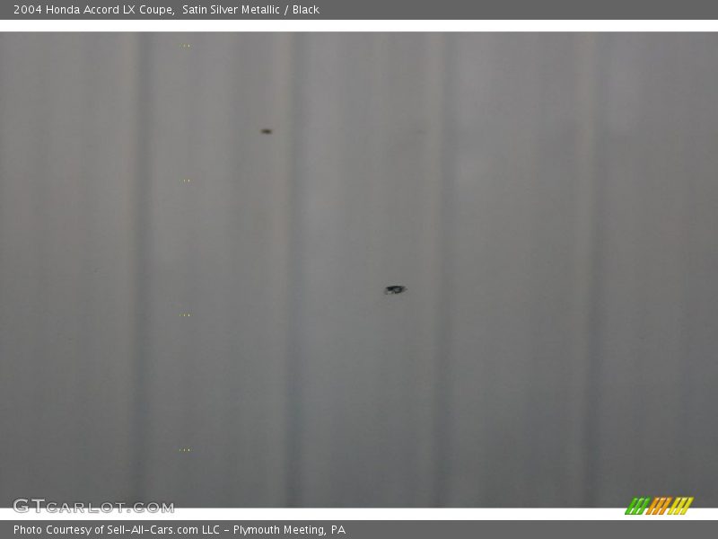 Satin Silver Metallic / Black 2004 Honda Accord LX Coupe
