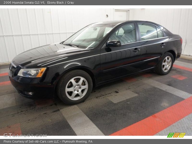 Ebony Black / Gray 2006 Hyundai Sonata GLS V6