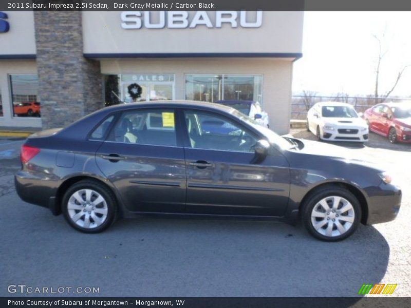 Dark Gray Metallic / Carbon Black 2011 Subaru Impreza 2.5i Sedan