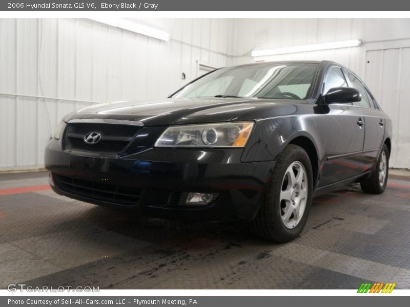 Ebony Black / Gray 2006 Hyundai Sonata GLS V6