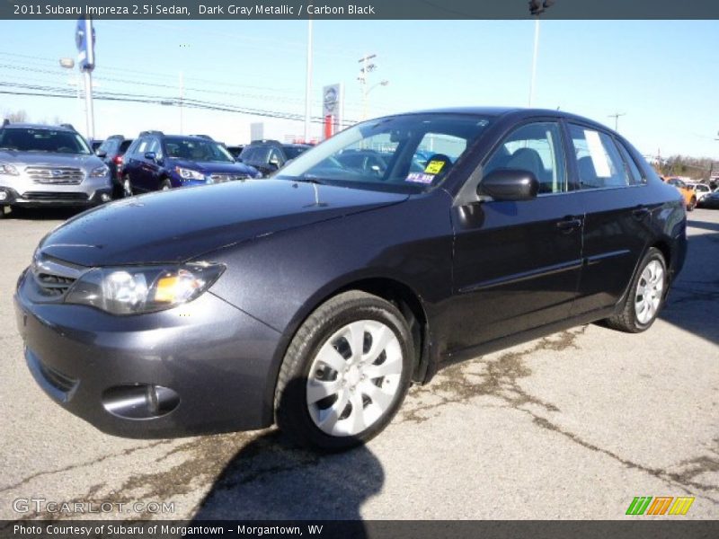 Dark Gray Metallic / Carbon Black 2011 Subaru Impreza 2.5i Sedan