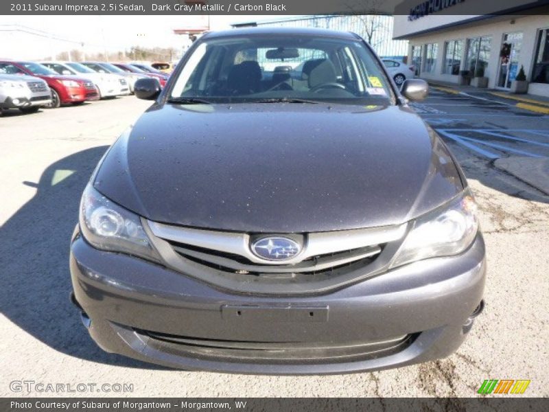 Dark Gray Metallic / Carbon Black 2011 Subaru Impreza 2.5i Sedan