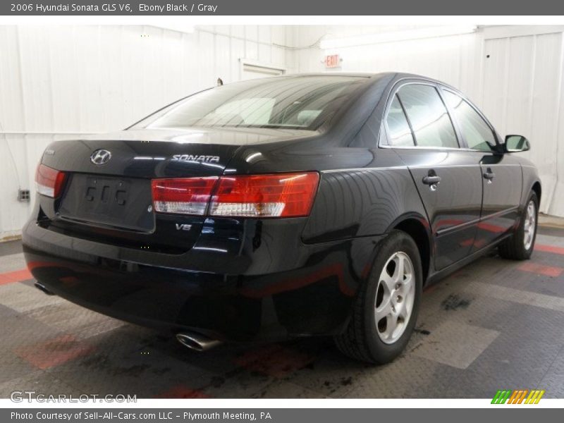 Ebony Black / Gray 2006 Hyundai Sonata GLS V6