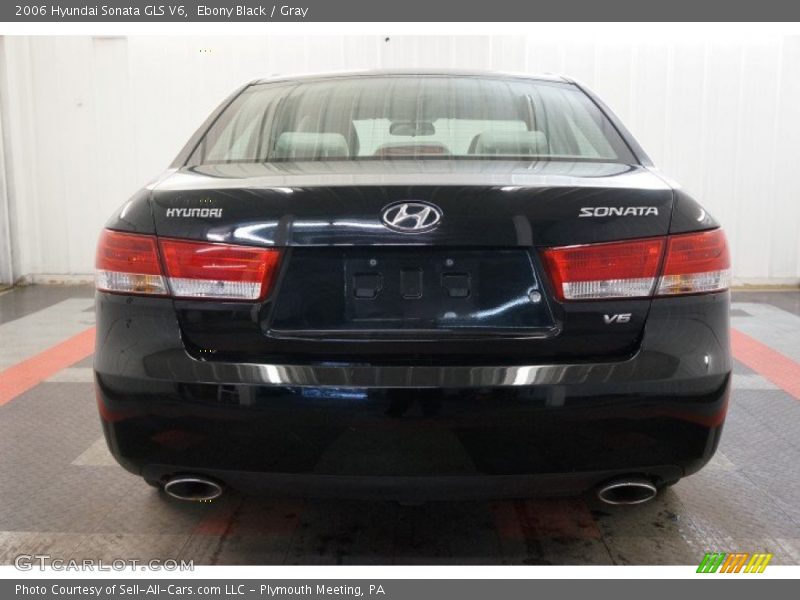 Ebony Black / Gray 2006 Hyundai Sonata GLS V6