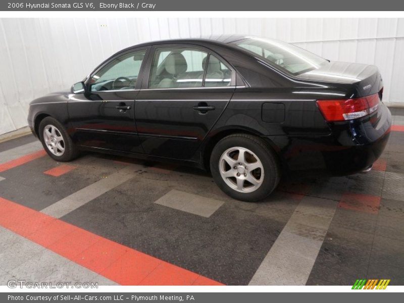 Ebony Black / Gray 2006 Hyundai Sonata GLS V6