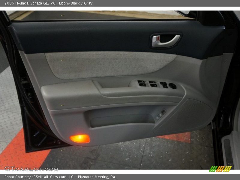 Ebony Black / Gray 2006 Hyundai Sonata GLS V6