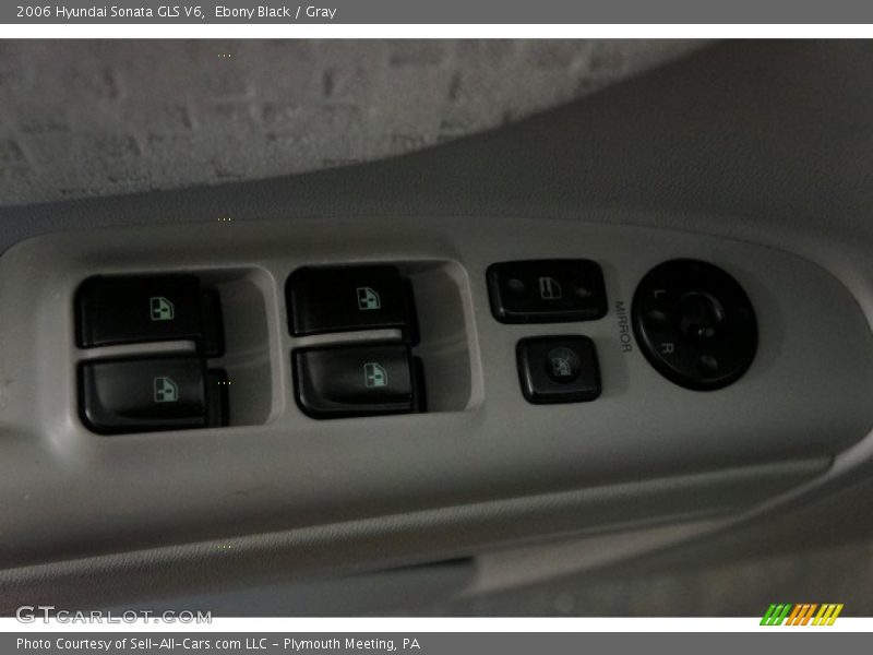 Ebony Black / Gray 2006 Hyundai Sonata GLS V6