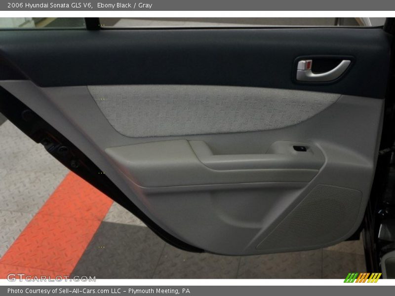 Ebony Black / Gray 2006 Hyundai Sonata GLS V6