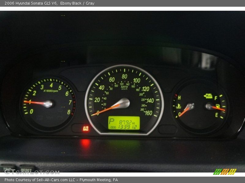 Ebony Black / Gray 2006 Hyundai Sonata GLS V6