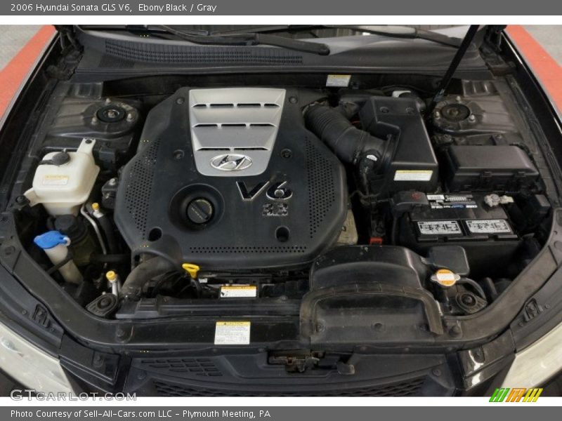 Ebony Black / Gray 2006 Hyundai Sonata GLS V6