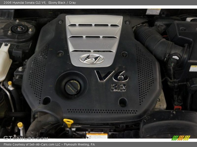 Ebony Black / Gray 2006 Hyundai Sonata GLS V6