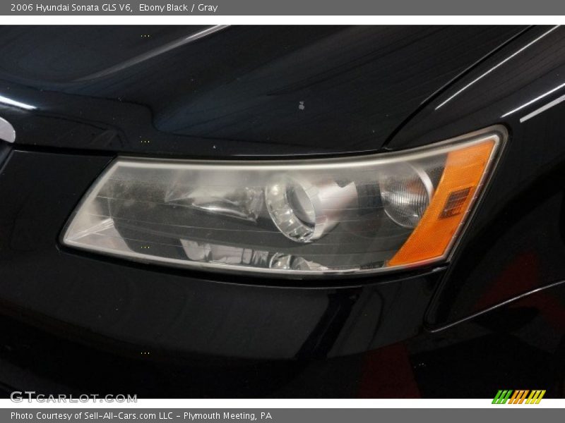 Ebony Black / Gray 2006 Hyundai Sonata GLS V6
