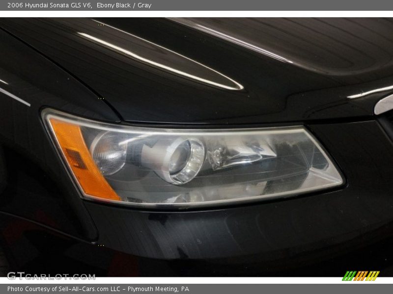 Ebony Black / Gray 2006 Hyundai Sonata GLS V6