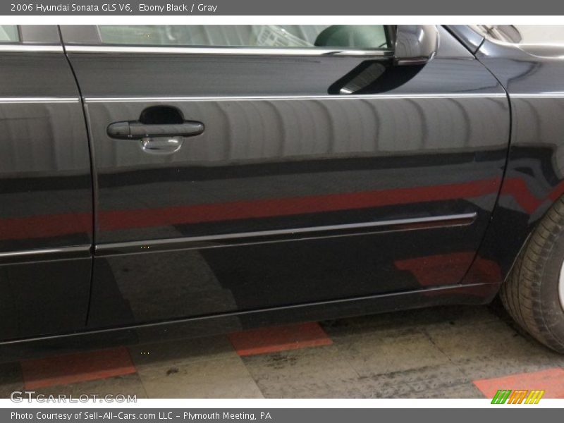 Ebony Black / Gray 2006 Hyundai Sonata GLS V6