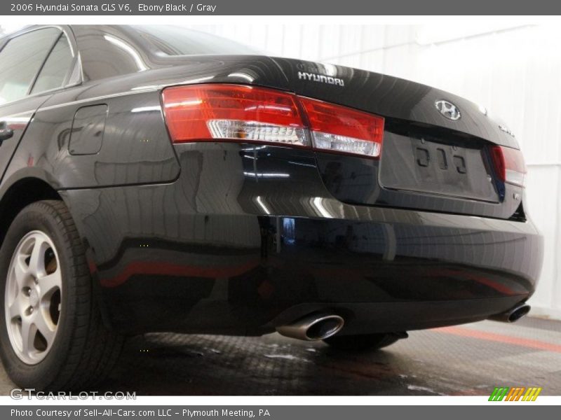 Ebony Black / Gray 2006 Hyundai Sonata GLS V6